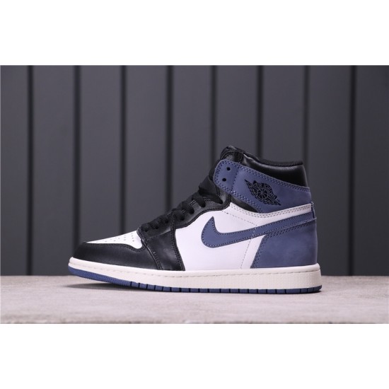 Air Jordan 1 High "Blue Moon" 555088-115 Modrá Bílá Černá