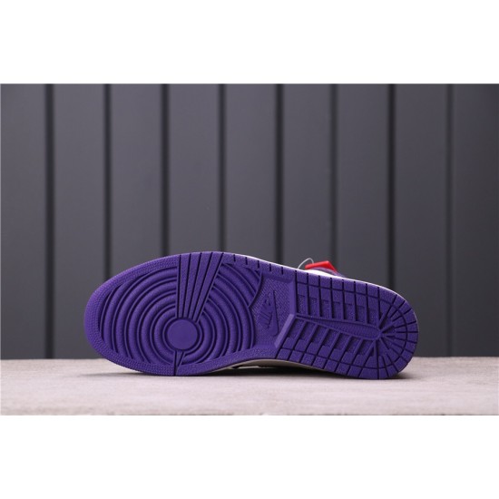 Air Jordan 1 "Court Purple" 555088-501 Fialová Černá Bílá