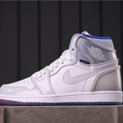 Air Jordan 1 High "Racer Blue" CK6637-104 šedá Bílá