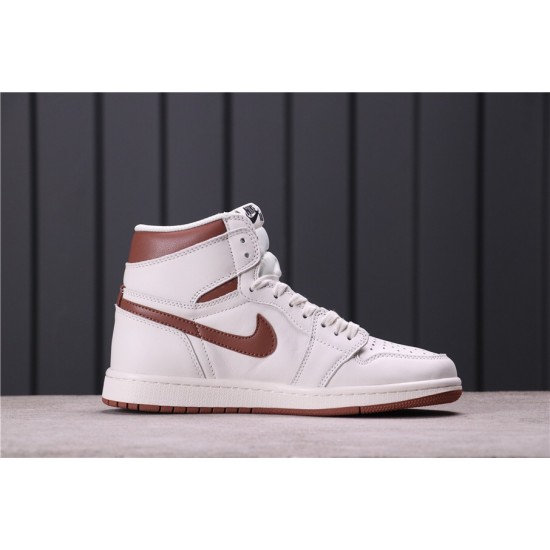 Air Jordan 1 High "Mocha" 555088-105 šedá hnědá