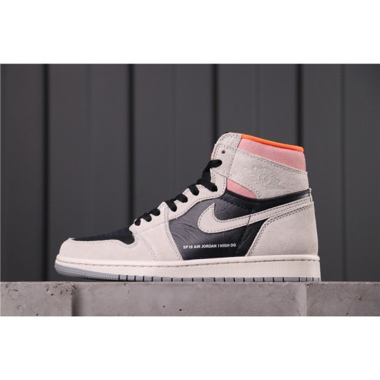 Air Jordan 1 High "Neutral Grey" 555088-018 šedá černá růžová