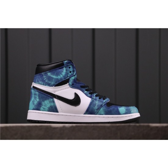 Air Jordan 1 High "Tie-Dye" CD0461-100 Modrá Bílá černá