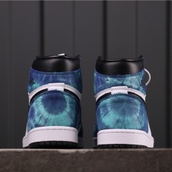 Air Jordan 1 High "Tie-Dye" CD0461-100 Modrá Bílá černá