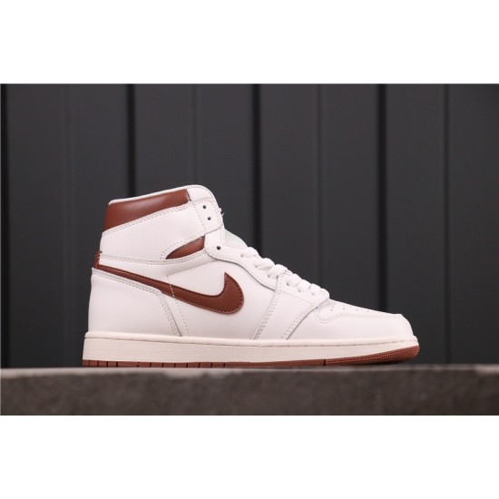 Air Jordan 1 "Mocha" 555088-105 Bílá hnědá