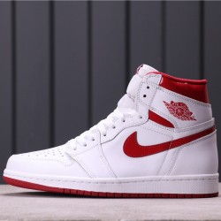 Air Jordan 1 OG "Metallic Red" 555088-103 White Red