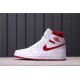 Air Jordan 1 OG "Metallic Red" 555088-103 White Red