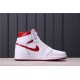 Air Jordan 1 OG "Metallic Red" 555088-103 White Red