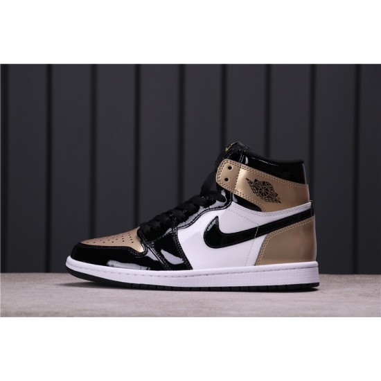 Air Jordan 1 OG NRG "Gold Toe" 861428-007 černé Zlato Bílé