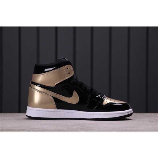 Air Jordan 1 OG NRG "Gold Toe" 861428-007 černé Zlato Bílé