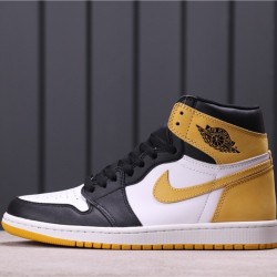 Air Jordan 1 Retro High "Yellow Ochre" 555088-109 žlutá černá Bílá