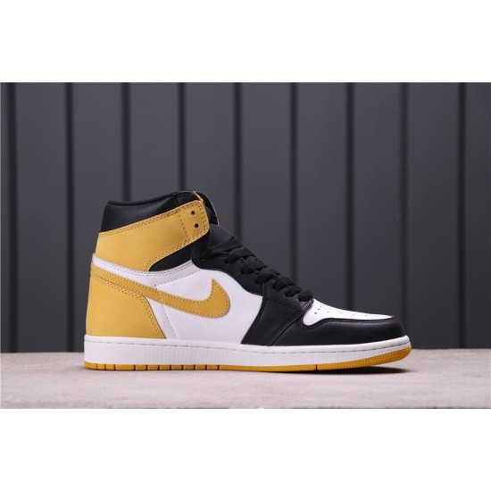 Air Jordan 1 Retro High "Yellow Ochre" 555088-109 žlutá černá Bílá