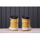 Air Jordan 1 Retro High "Yellow Ochre" 555088-109 žlutá černá Bílá