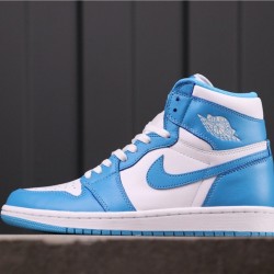 Air Jordan 1 OG High "UNC" 555088-117 Modrá Bílá