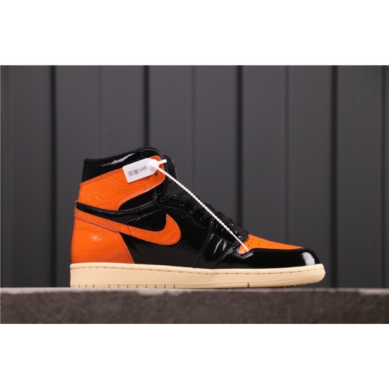 Air Jordan 1 "Shattered Backboard 3.0" 555088-028 Černá Oranžová