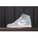 Air Jordan 1 "Turbo Green" 555088-311 Modrá Bílá