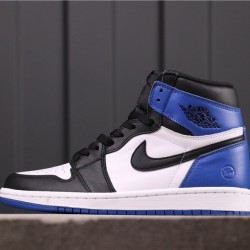 Fragment x Air Jordan 1 "Lightning" 716371-040 Modrá Černá Bílá