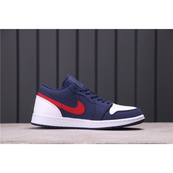 Air Jordan 1 Low "Navy University Red" CZ8454-400 Bílá Modrá červená