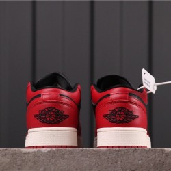 Air Jordan 1 Low CQ4422-600 Red Black