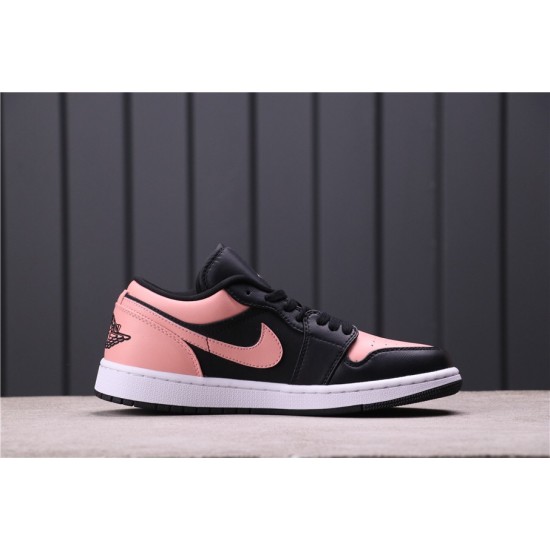 Air Jordan 1 Low 553558-034 Růžová černá