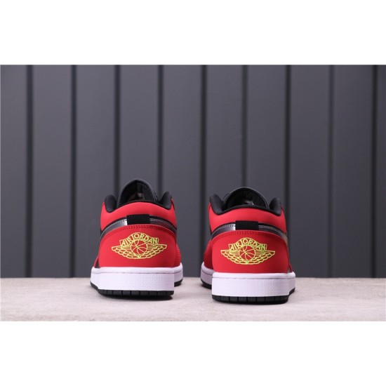 Air Jordan 1 Low "Gym Red" 553558-036 červená černá