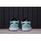 Air Jordan 1 Low "Emerald Rise" 553558-117 Zelená Bílá černá