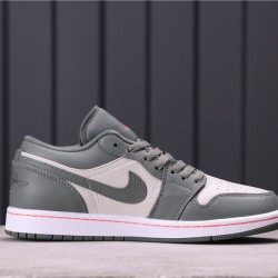 Air Jordan 1 Low 553558-121 Zelená Bílá černá