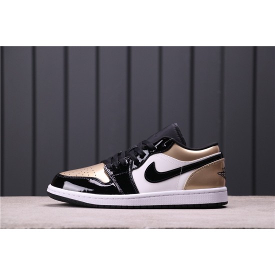 Air Jordan 1 Low "Gold Toe" CQ9447-700 černé Zlato