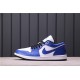 Air Jordan 1 Low Hyper Royal 553558-401 Modrá Bílá