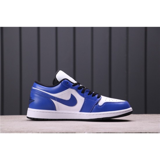 Air Jordan 1 Low Hyper Royal 553558-401 Modrá Bílá