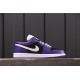 Air Jordan 1 Low 553558-501 Purple Black White