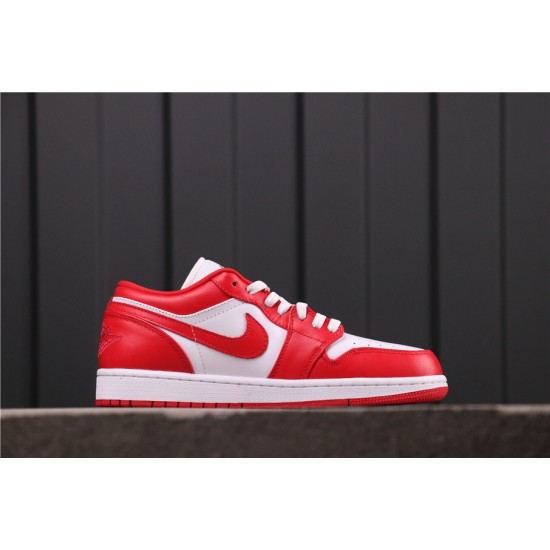 Air Jordan 1 Low "Gym Red" 553558-611 červená Bílá