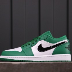 Air Jordan 1 Low 553560-301 Zelená Bílá černá