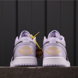 Air Jordan 1 Low 554723-505 šedá Fialová