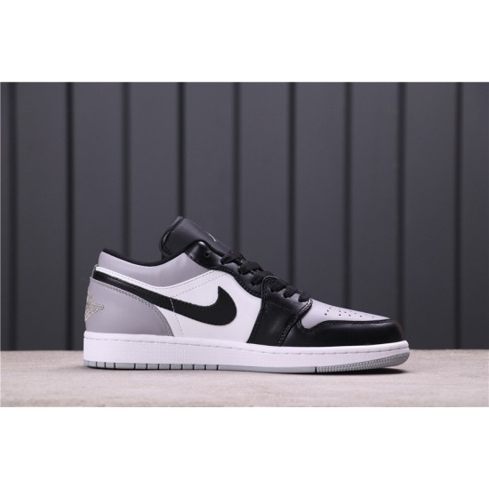 Air Jordan 1 Low Atmosphere 553558-110 Šedá černá