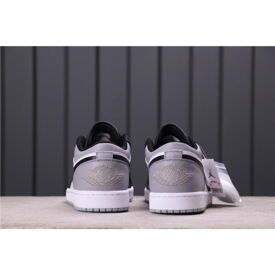 Air Jordan 1 Low Atmosphere 553558-110 Šedá černá