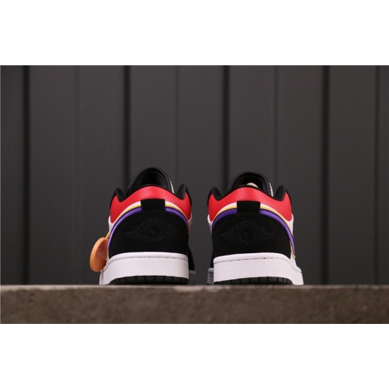 Air Jordan 1 Low CJ9216-051 Black Purple Red