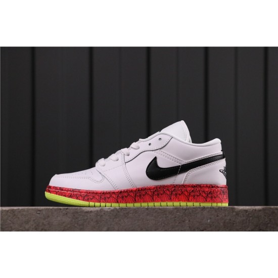 Dámské Air Jordan 1 Low CV9548-100 White Black Red