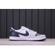 Air Jordan 1 Low CW8576-200 White Dark Blue