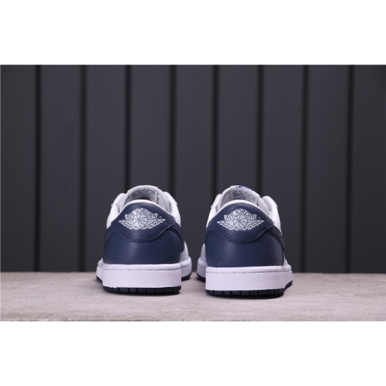 Air Jordan 1 Low CW8576-200 White Dark Blue