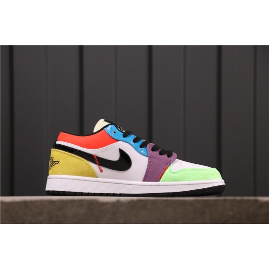 Air Jordan 1 Low "Multicolor" CZ3572-104 Bílá Zelená černá žlutá