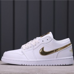 Air Jordan 1 Low „Metallic Gold“ CZ4776-100 Bílé Zlato