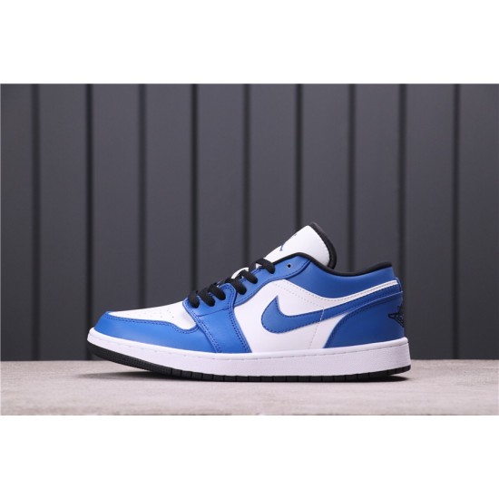 Air Jordan 1 Low "Game Royal" 553558-124 Modrá Bílá