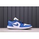 Air Jordan 1 Low "Game Royal" 553558-124 Modrá Bílá