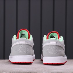 Air Jordan 1 Low "VHare" 553558-021 šedá růžová Bílá