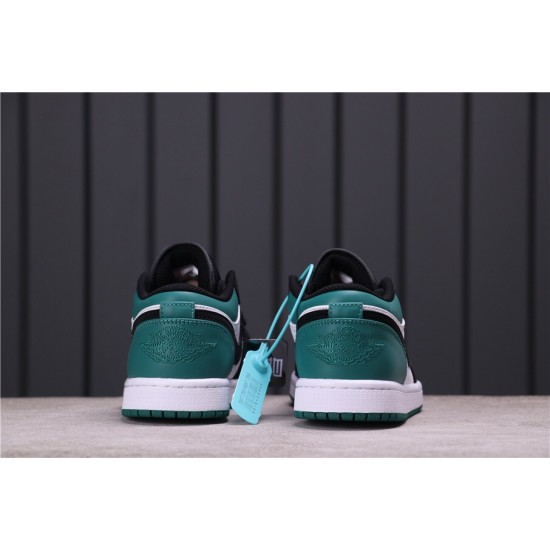 Air Jordan 1 Low "Mystic Green" 553558-113 tmavě Zelená Bílá černá