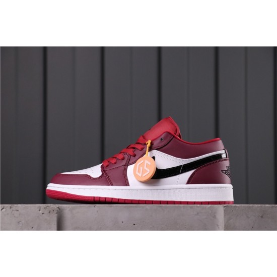 Air Jordan 1 Low "Noble Red" 553558-604 červená Bílá černá