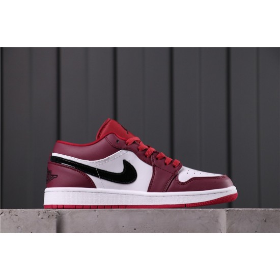 Air Jordan 1 Low "Noble Red" 553558-604 červená Bílá černá