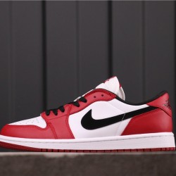 Air Jordan 1 Low OG "Chicago" 705329-600 červená Bílá černá