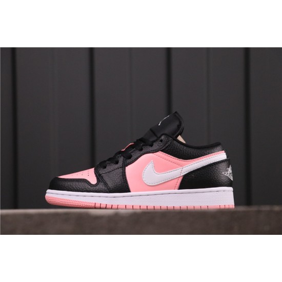 Dámské Air Jordan 1 Low "Pink Quartz" 554723-016 Růžová Černá Bílá