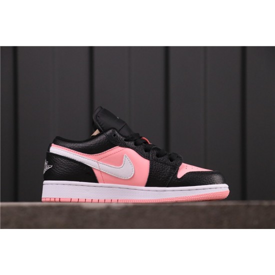 Dámské Air Jordan 1 Low "Pink Quartz" 554723-016 Růžová Černá Bílá